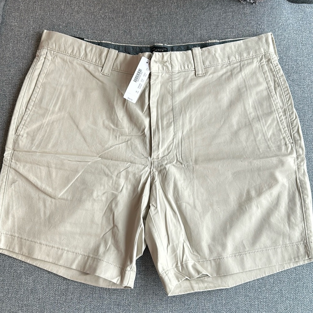 Jcrew “stretch” shorts.